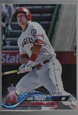 2018 Topps - [Base] - Rainbow Foil Missing Foil #300 - Mike Trout