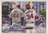 Who's on First? (Anthony Rizzo, Bryce Harper) #/2,018