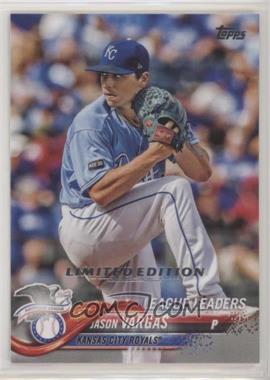 2018 Topps - [Base] - Topps Online Exclusive Limited Edition #327 - League Leaders - Jason Vargas /1000