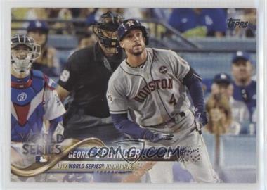 2018 Topps - [Base] #154 - World Series Highlights - George Springer