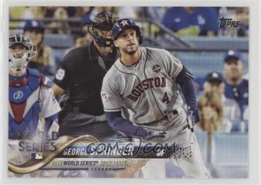 2018 Topps - [Base] #154 - World Series Highlights - George Springer