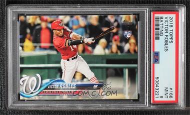 2018 Topps - [Base] #166.1 - Victor Robles (Batting) [PSA 9 MINT]