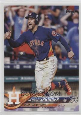 2018 Topps - [Base] #275.1 - George Springer (Blue Jersey)