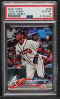 Ozzie Albies (White Jersey) [PSA 10 GEM MT]