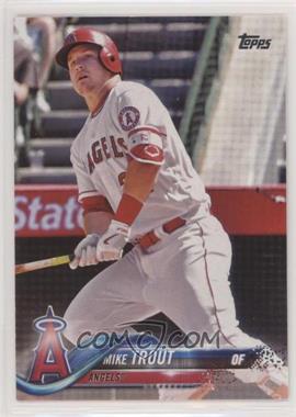 2018 Topps - [Base] #300.1 - Mike Trout (White Jersey) [Noted]