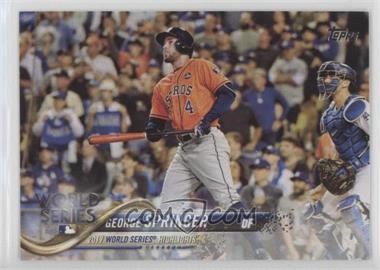 2018 Topps - [Base] #329 - World Series Highlights - George Springer