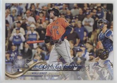 2018 Topps - [Base] #329 - World Series Highlights - George Springer