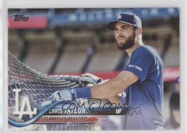 2018 Topps - [Base] #369.2 - SP - Photo Variation - Chris Taylor (Standing at Batting Cage)