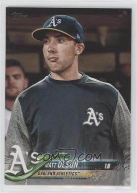 2018 Topps - [Base] #416.2 - SP - Photo Variation - Matt Olson