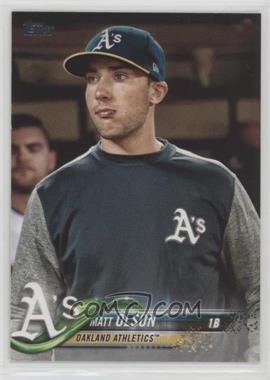 2018 Topps - [Base] #416.2 - SP - Photo Variation - Matt Olson