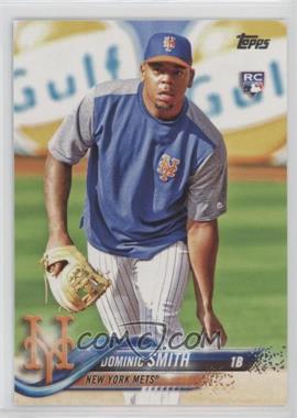 2018 Topps - [Base] #6.2 - SP - Photo Variation - Dominic Smith (Warmup Shirt)