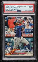 Factory Set Variation - Ronald Acuna (Bat Vertical) [PSA 9 MINT]