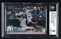 SP - Late Rookie Variation - Gleyber Torres (Bat Visible) [BGS 9 MINT]