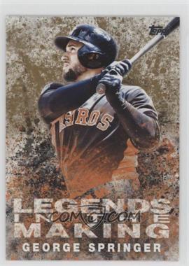 2018 Topps - Legends in the Making Series 2 - Gold #LITM-10 - George Springer /50