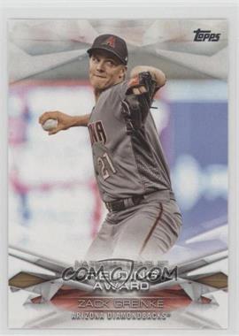 2018 Topps - MLB Awards #MLBA-31 - Zack Greinke