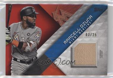 2018 Topps - Major League Material Series 1 - Red #MLM-MO - Marcell Ozuna /25