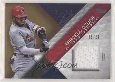 2018 Topps - Major League Material Series 2 - Gold #MLM-MO - Marcell Ozuna /50