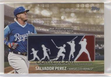 2018 Topps - Players Weekend Patch - Gold #PWP-SP - Salvador Perez /50