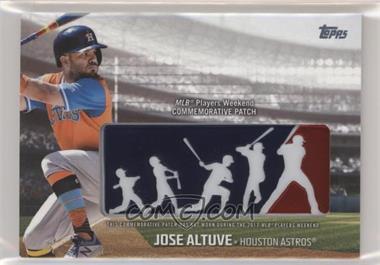 2018 Topps - Players Weekend Patch #PWP-JA - Jose Altuve