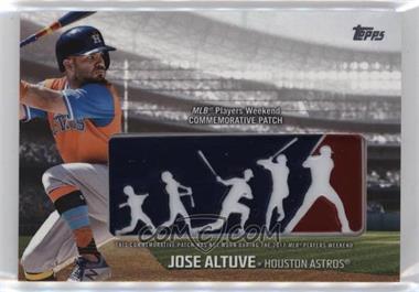 2018 Topps - Players Weekend Patch #PWP-JA - Jose Altuve