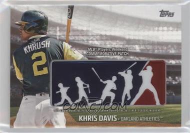 2018 Topps - Players Weekend Patch #PWP-KD - Khris Davis