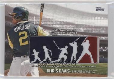 2018 Topps - Players Weekend Patch #PWP-KD - Khris Davis