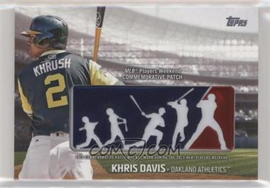 2018 Topps - Players Weekend Patch #PWP-KD - Khris Davis