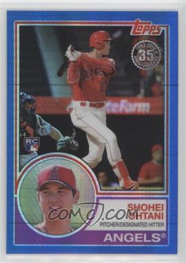 2018 Topps - Silver Pack 1983 Topps Design Chrome - Blue #145 - Update Series - Shohei Ohtani /150