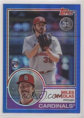 2018 Topps - Silver Pack 1983 Topps Design Chrome - Blue #148 - Update Series - Miles Mikolas /150