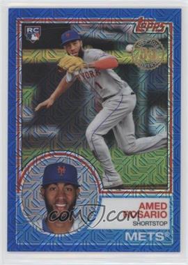 2018 Topps - Silver Pack 1983 Topps Design Chrome - Blue #24 - Series 1 - Amed Rosario /150