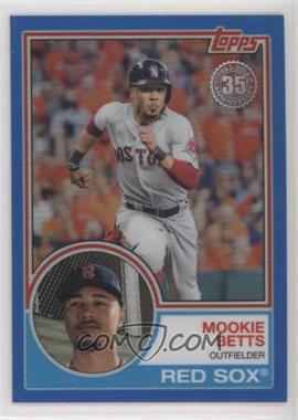 2018 Topps - Silver Pack 1983 Topps Design Chrome - Blue #54 - Series 2 - Mookie Betts /150