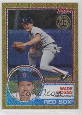 2018 Topps - Silver Pack 1983 Topps Design Chrome - Gold #48 - Series 1 - Wade Boggs /50