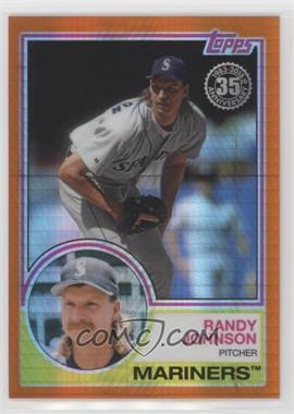 2018 Topps - Silver Pack 1983 Topps Design Chrome - Orange #137 - Update Series - Randy Johnson /25