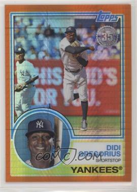 2018 Topps - Silver Pack 1983 Topps Design Chrome - Orange #144 - Update Series - Didi Gregorius /25