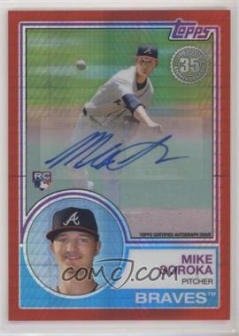 2018 Topps - Silver Pack 1983 Topps Design Chrome - Red Autographs #115 - Update Series - Mike Soroka /5