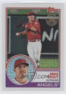 2018 Topps - Silver Pack 1983 Topps Design Chrome #2 - Series 1 - Mike Trout