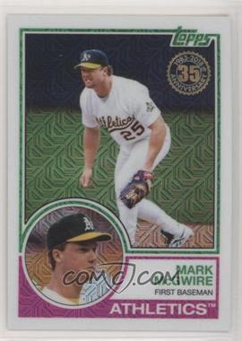 2018 Topps - Silver Pack 1983 Topps Design Chrome #5 - Series 1 - Mark McGwire