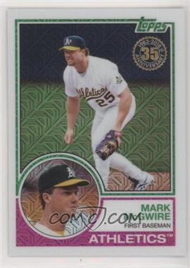 2018 Topps - Silver Pack 1983 Topps Design Chrome #5 - Series 1 - Mark McGwire