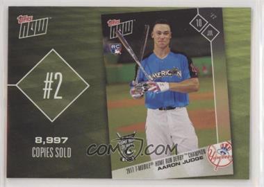 2018 Topps - Topps Now Top 10 #TN-2 - Aaron Judge