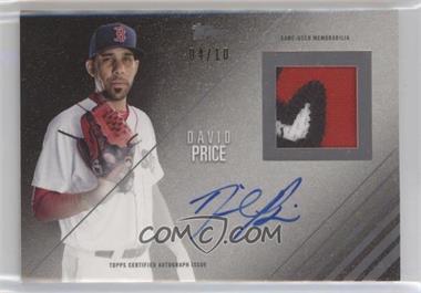 2018 Topps - Topps Reverence Autographed Patches #TRAP-DPR - David Price /10 [EX to NM]