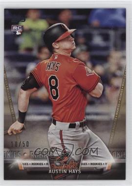 2018 Topps - Topps Salute Series 1 - Gold #TS-98 - Rookies - Austin Hays /50