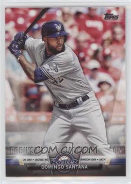 2018 Topps - Topps Salute Series 1 #TS-14 - Jackie Robinson Day - Domingo Santana