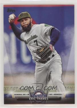 2018 Topps - Topps Salute Series 1 #TS-49 - Memorial Day - Eric Thames