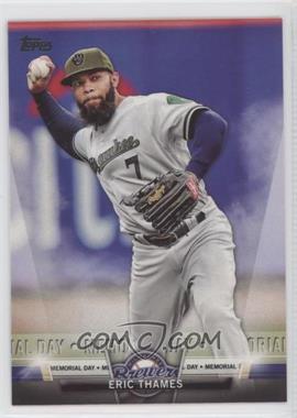 2018 Topps - Topps Salute Series 1 #TS-49 - Memorial Day - Eric Thames