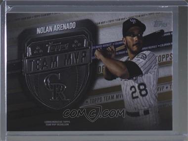 2018 Topps - Topps Team MVP Medallions - Gold #MVP-NA - Nolan Arenado /50