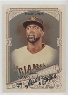 2018 Topps Allen & Ginter's - [Base] - Hot Box #184 - Andrew McCutchen