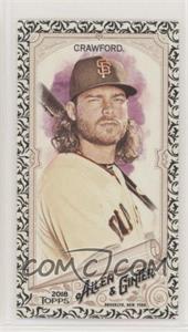 2018 Topps Allen & Ginter's - [Base] - Mini Black #215 - Brandon Crawford