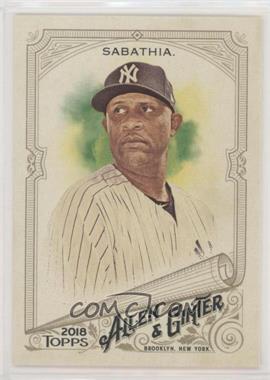 2018 Topps Allen & Ginter's - [Base] #144 - CC Sabathia