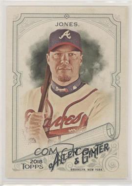 2018 Topps Allen & Ginter's - [Base] #162 - Chipper Jones