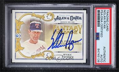 2018 Topps Allen & Ginter's - Fantasy Goldmine #FG-5 - Nolan Ryan [PSA Authentic PSA/DNA Cert]